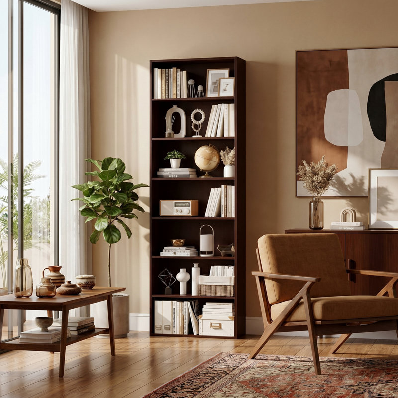 Zipcode Design™ Idlewild 82.5'' H Standard Bookcase, 7-Tier Open